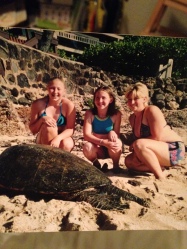 My sisters and I in Hawaii in 2002